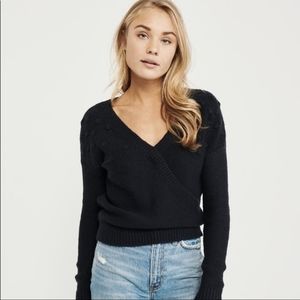 Abercrombie and Fitch Reversible Navy Sweater